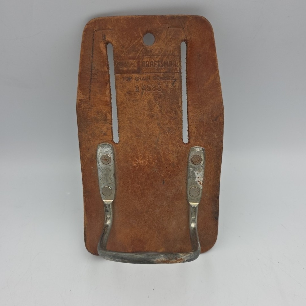 Sears Craftsman Top Grain Cowhide Leather Belt Loop Hammer Holder No. 9 4585